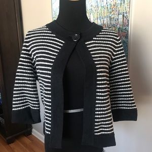 Ann Taylor One-Button Cardigan